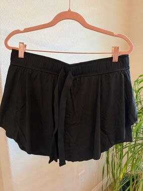 Black Women's Drawstring Skort